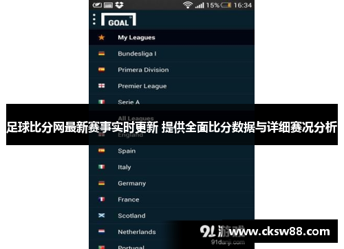足球比分网最新赛事实时更新 提供全面比分数据与详细赛况分析